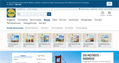 Desktop Screenshot of lidl-reisen.de